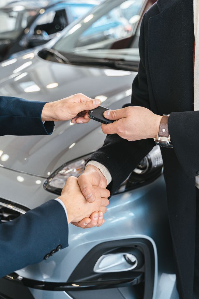 Autoverkauf Schlüssel übergeben